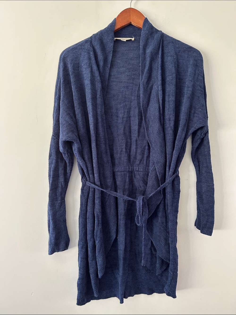 Loft|Knit Cardigan Long Sleeve Dolman Sweater Blue Small